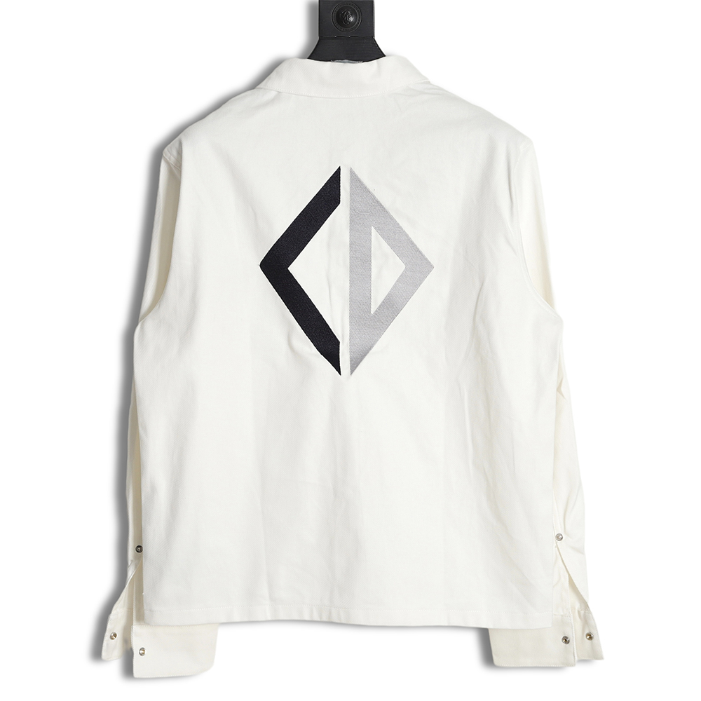 Dior Dior CD 23SS back diamond embroidery long-sleeved shirt jacket