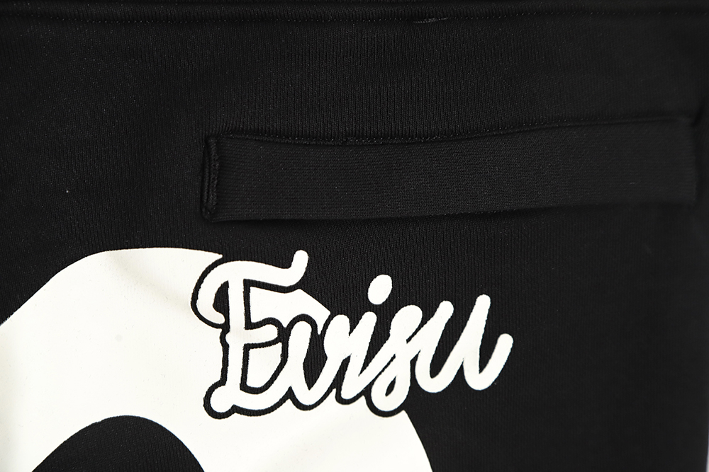 Evisu Fushen 23ss Big M print shorts