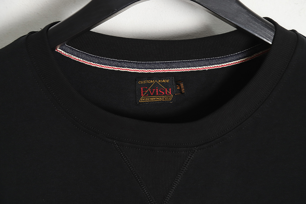 Evisu Fushen 23ss Seagull and Logo Print Short Sleeve T-Shirt