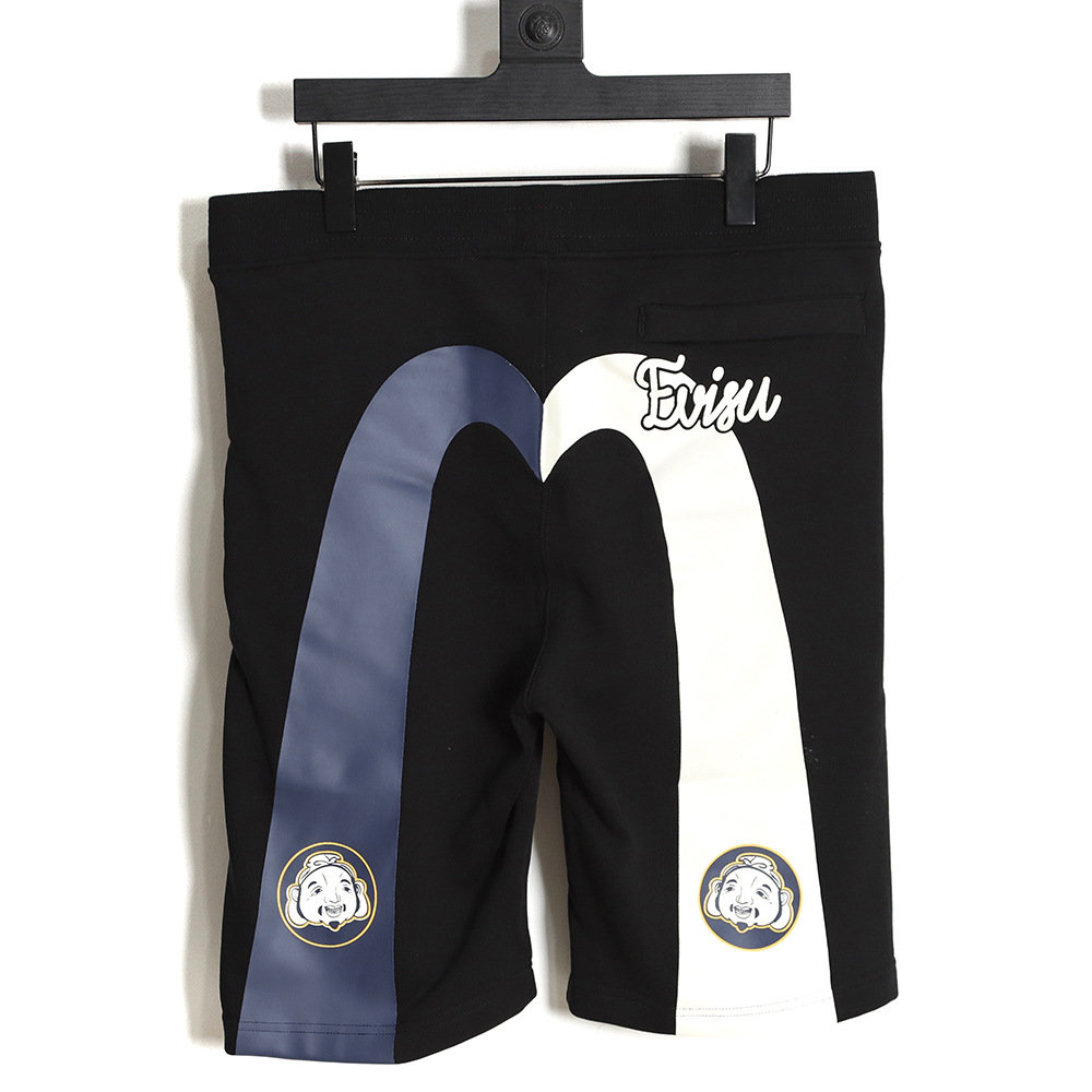 Evisu Fushen 23ss Big M print shorts