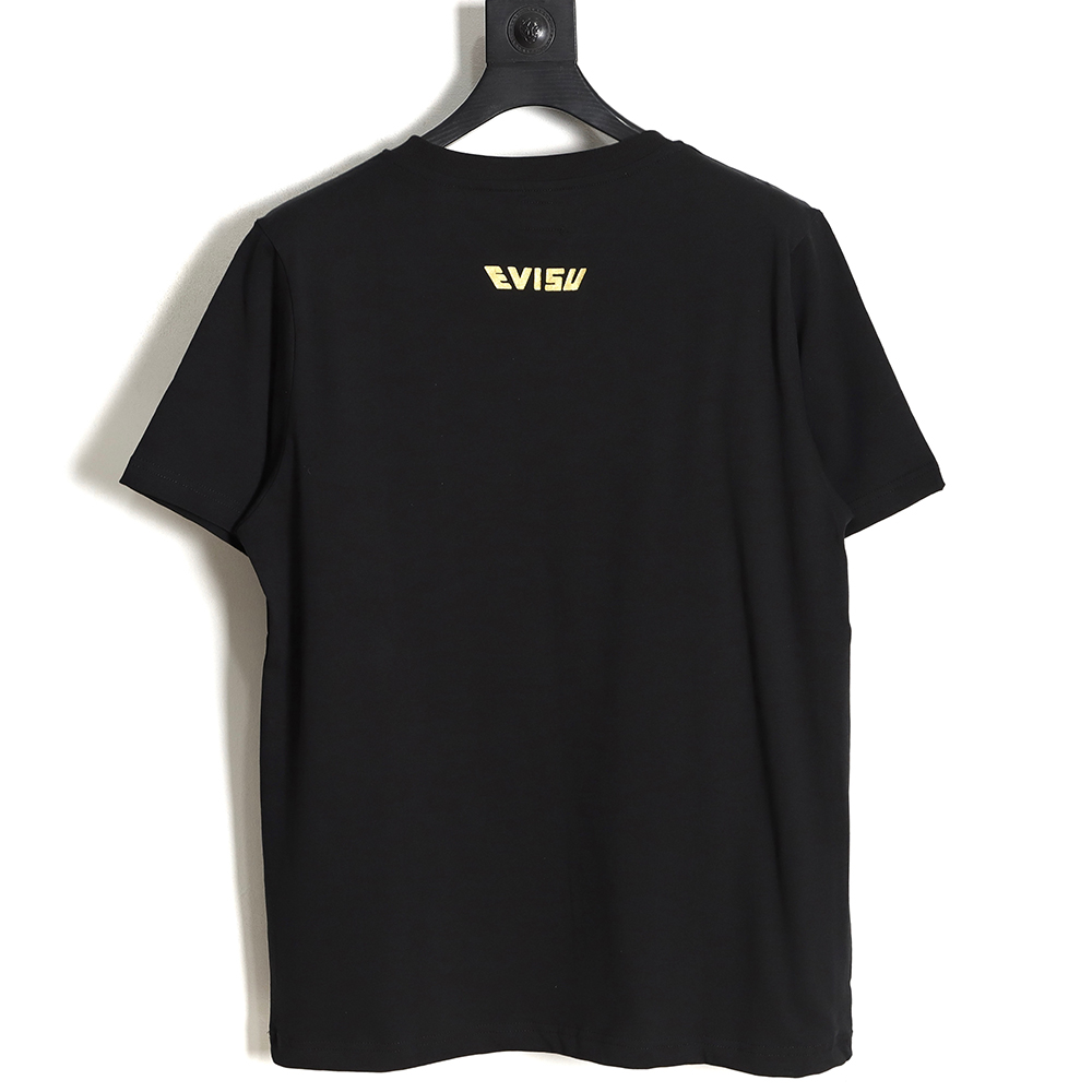 Evisu Fushen 23ss Seagull and Logo Print Short Sleeve T-Shirt