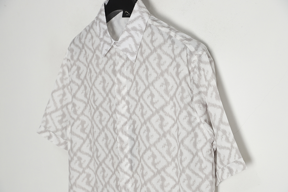 Fendi Fendi 23SS all over print short sleeve shirt