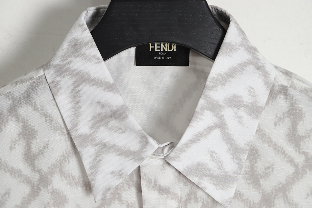 Fendi Fendi 23SS all over print short sleeve shirt