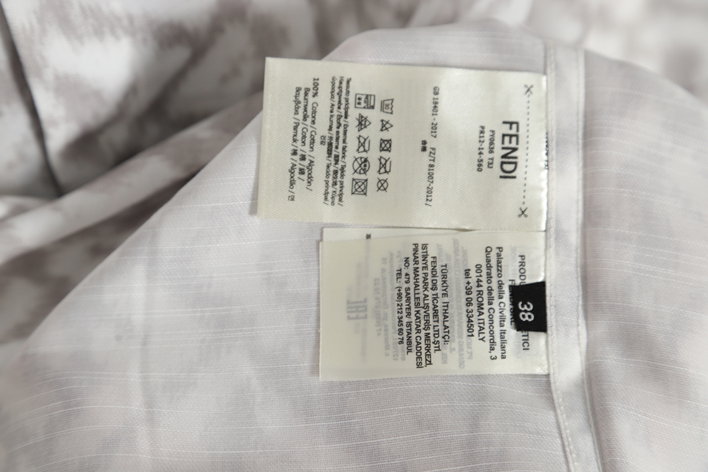 Fendi Fendi 23SS all over print short sleeve shirt