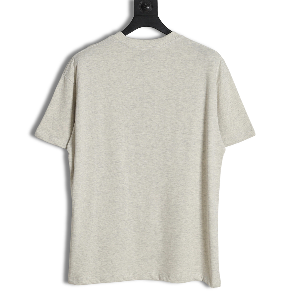 Fear of God FOG essential double line silicone nameplate short-sleeved T-shirt TSK1