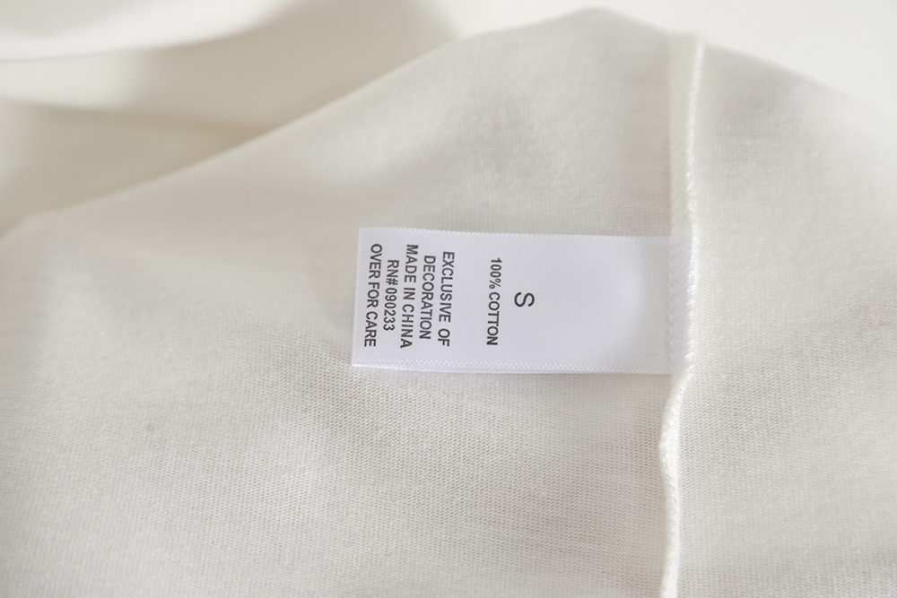 Fear of God FOG essential double line silicone nameplate short-sleeved T-shirt