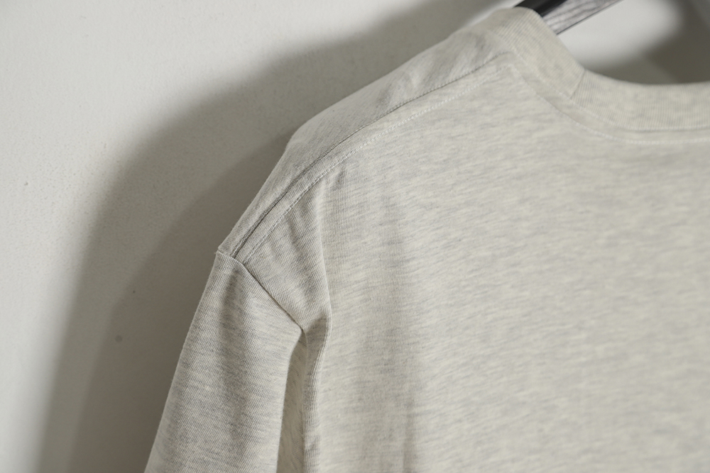 Fear of God FOG essential double line silicone nameplate short-sleeved T-shirt TSK1