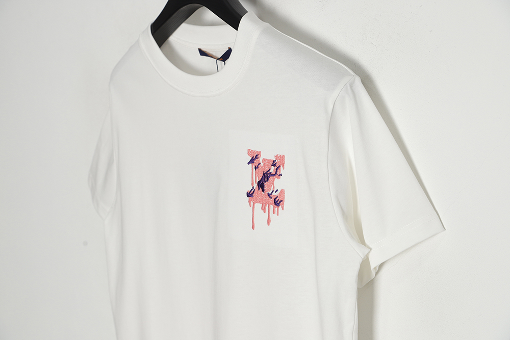 Louis Vuitton Louis Vuitton LV Pink Tassel Short Sleeve T-Shirt