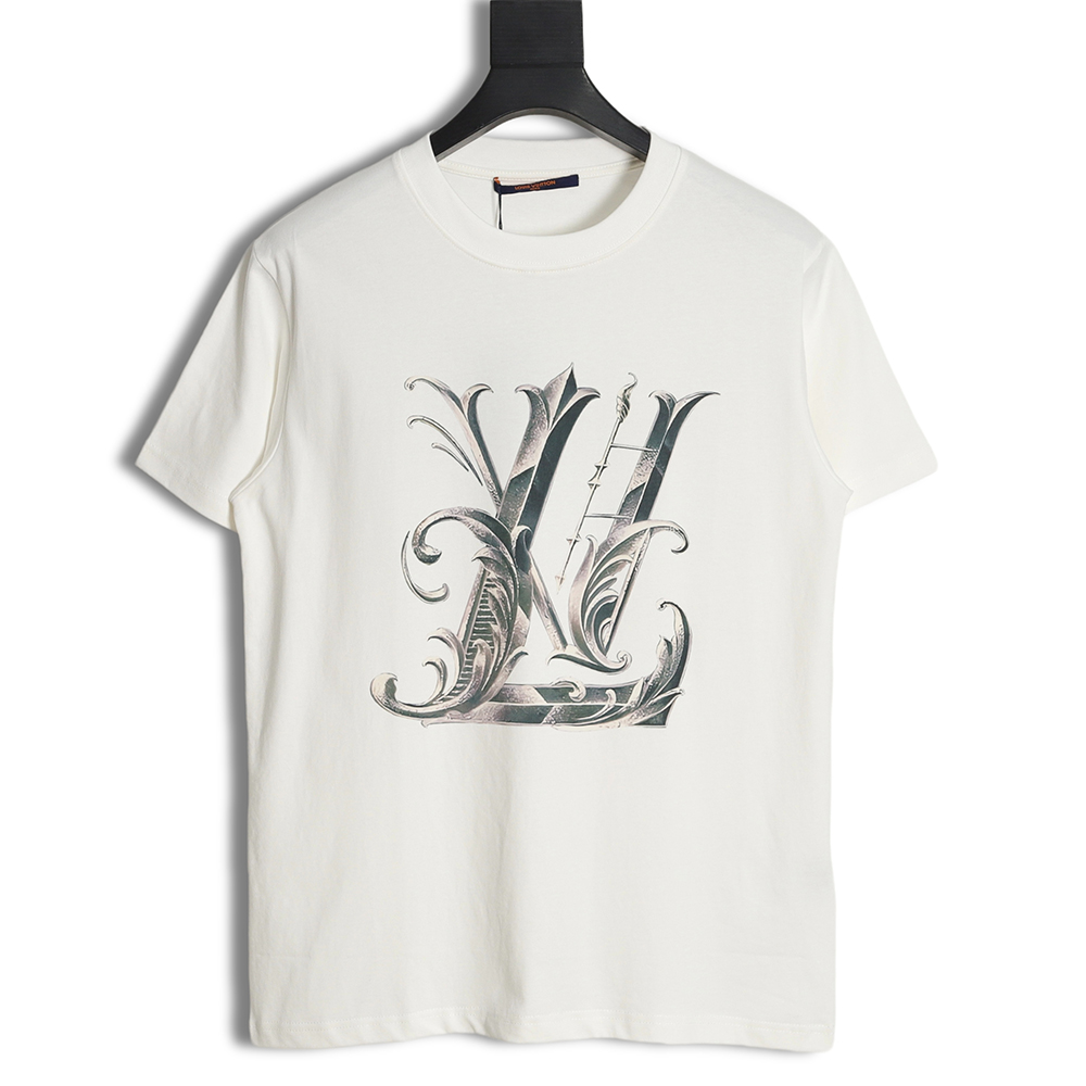 Louis Vuitton Louis Vuitton LV wave print short-sleeved T-shirt