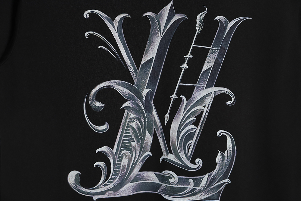 Louis Vuitton Louis Vuitton LV wave print short-sleeved T-shirt TSK1