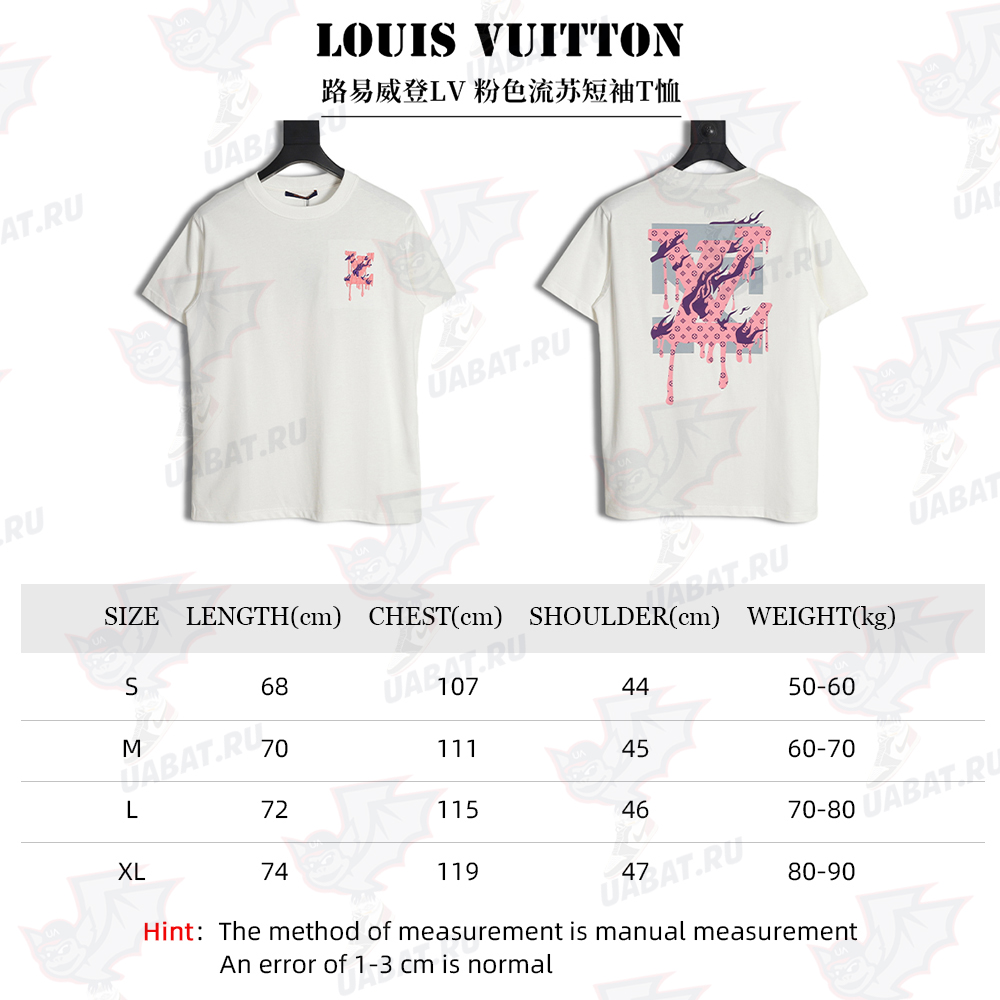 Louis Vuitton Louis Vuitton LV Pink Tassel Short Sleeve T-Shirt