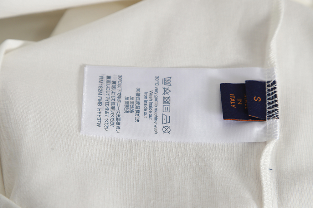 Louis Vuitton Louis Vuitton LV wave print short-sleeved T-shirt