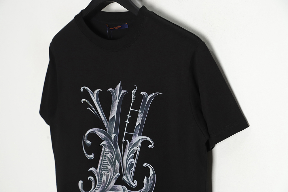 Louis Vuitton Louis Vuitton LV wave print short-sleeved T-shirt TSK1