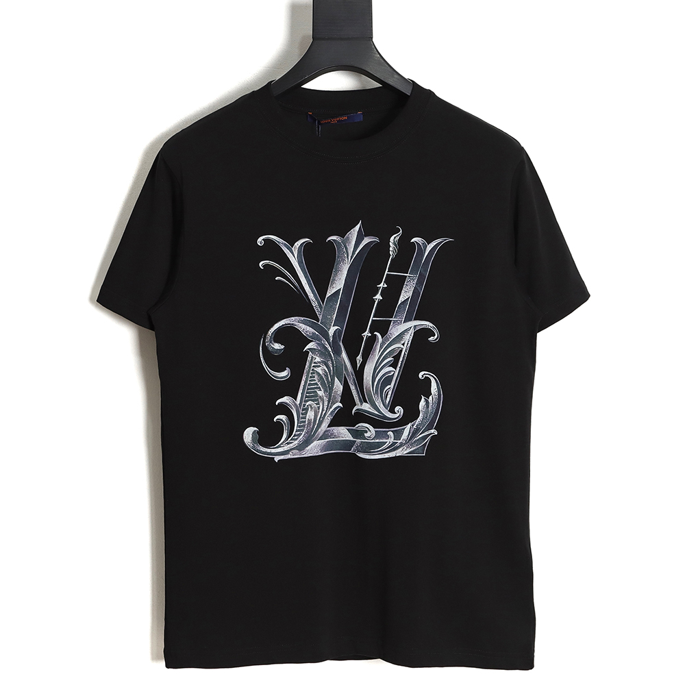Louis Vuitton Louis Vuitton LV wave print short-sleeved T-shirt TSK1