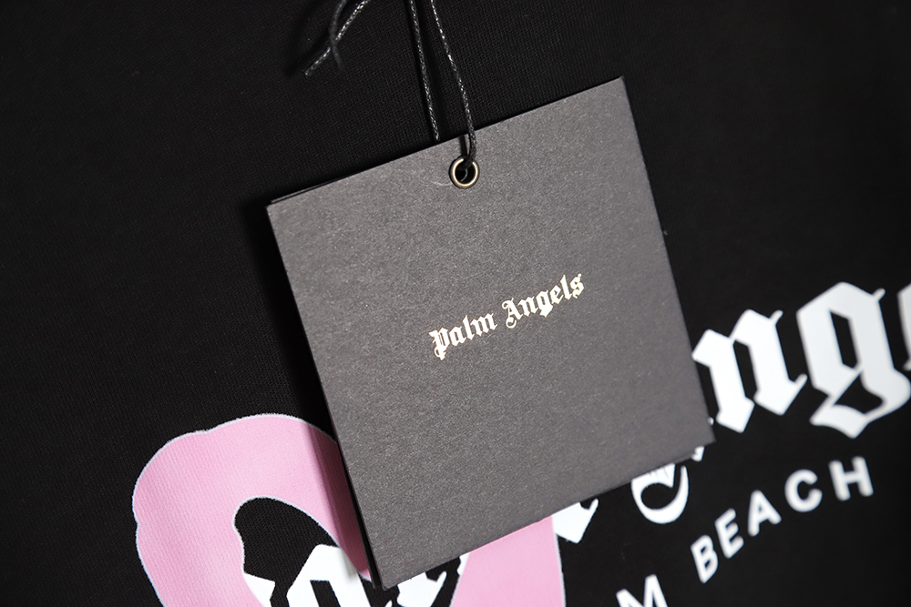 PALM ANGELS PA palm angel love spray paint printing short-sleeved T-shirt TSK2