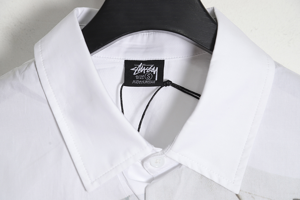 Stussy World Tour Digital Print Long Sleeve Shirt