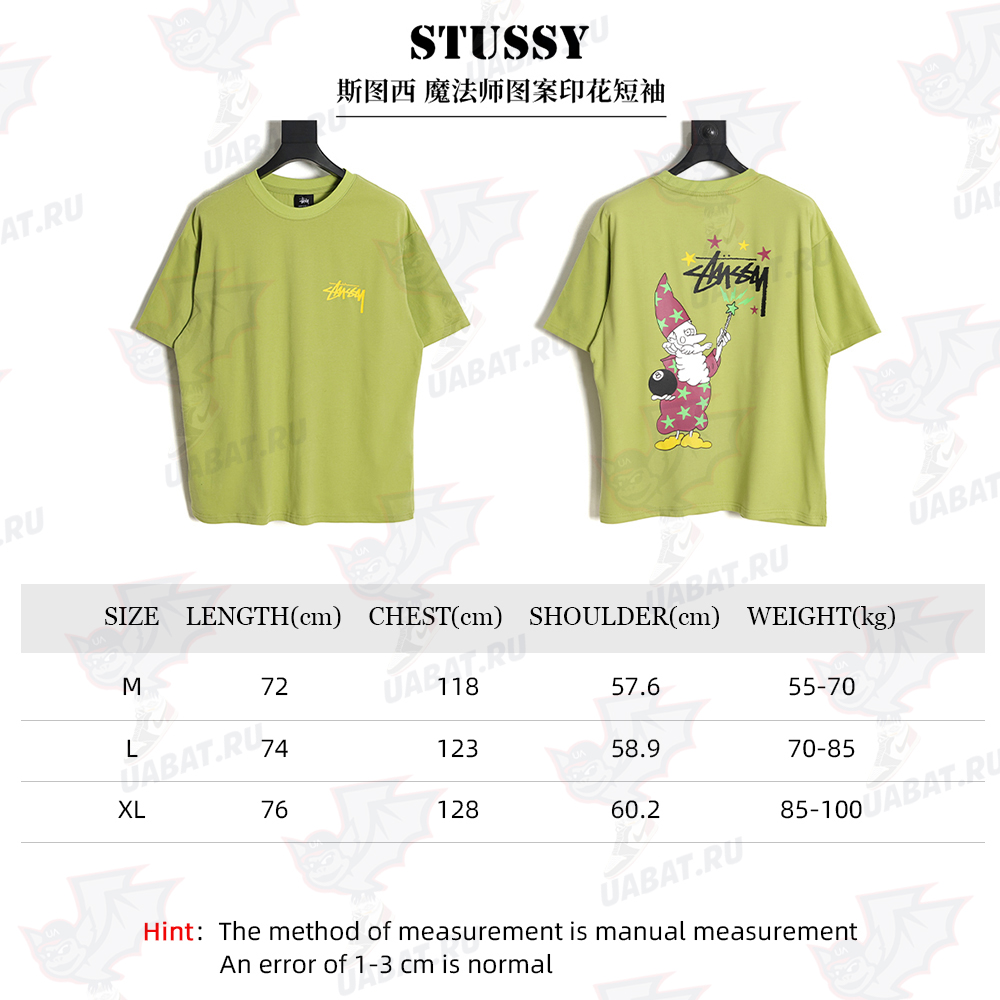 Stussy Sorcerer graphic print short sleeves