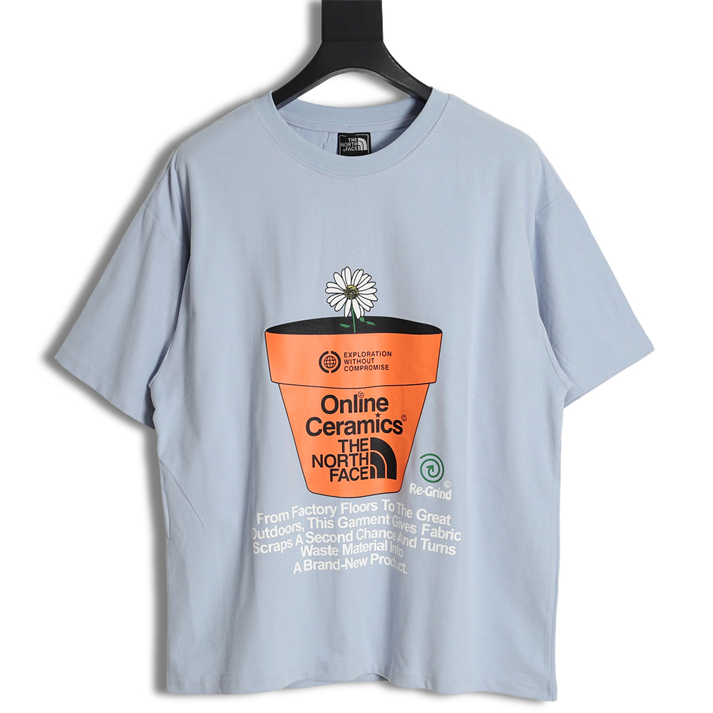THE NORTH FACE x Online Ceramics north joint UE series small daisy short sleeves