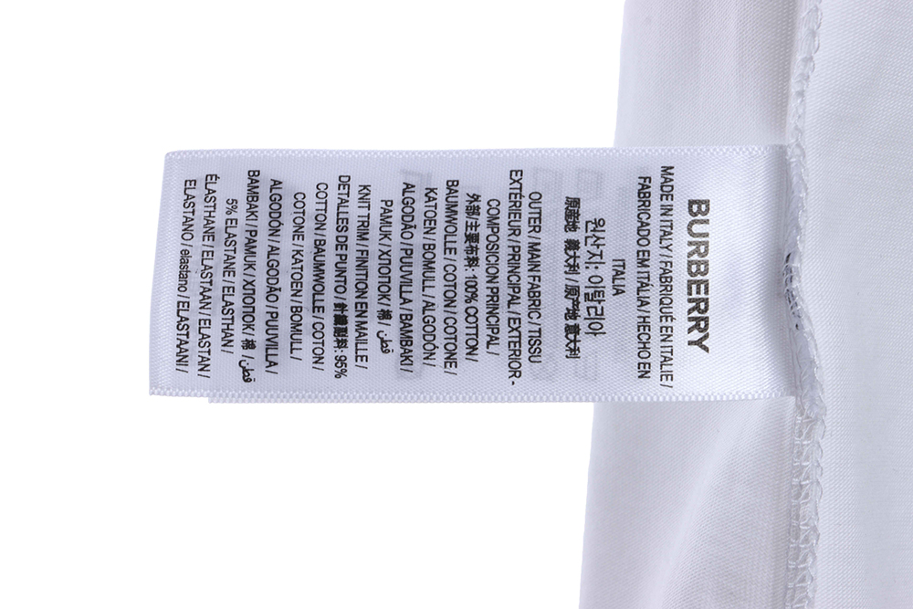 Burberry Chest Plaid TB Embroidery Short Sleeve TSK1