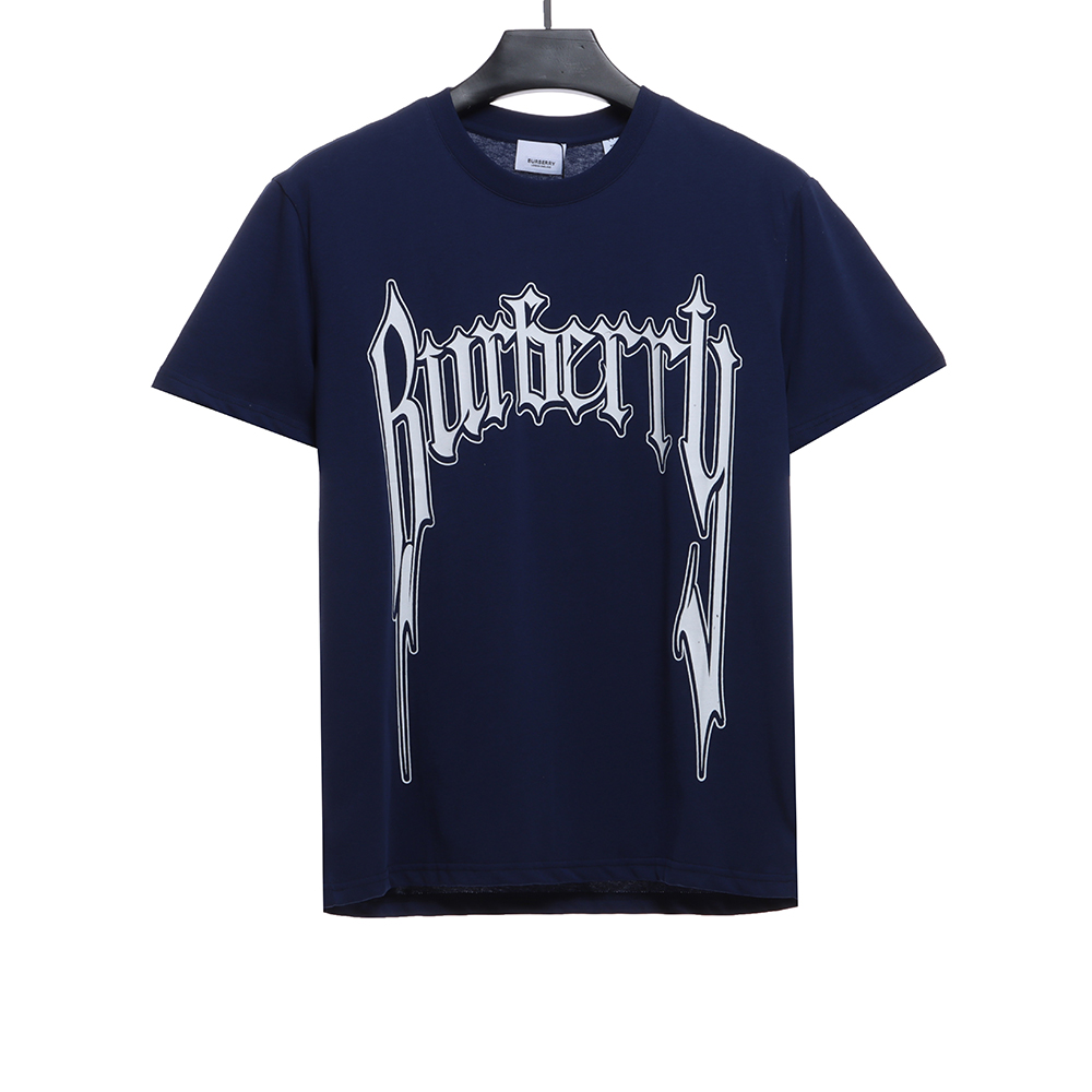 Burberry catwalk LOGO print short sleeve TSK2