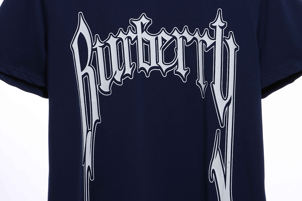 Burberry catwalk LOGO print short sleeve TSK2