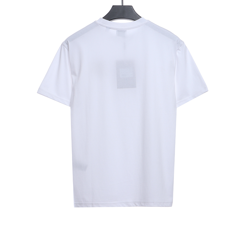 Burberry Chest Plaid TB Embroidery Short Sleeve TSK1
