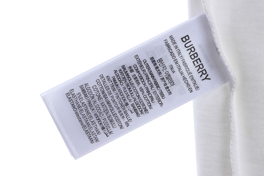 Burberry catwalk LOGO print short sleeves