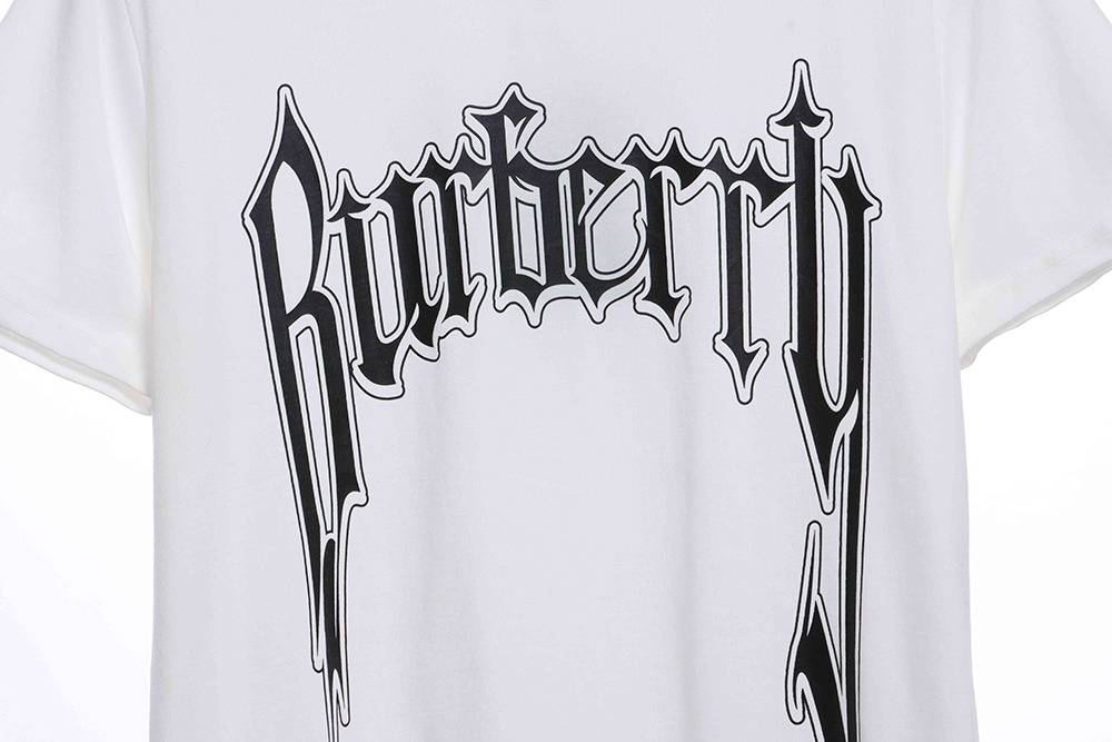 Burberry catwalk LOGO print short sleeves