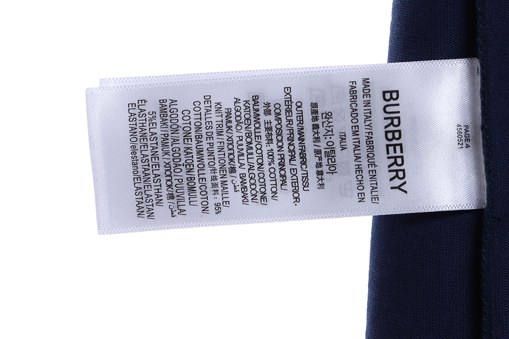 Burberry catwalk LOGO print short sleeve TSK2
