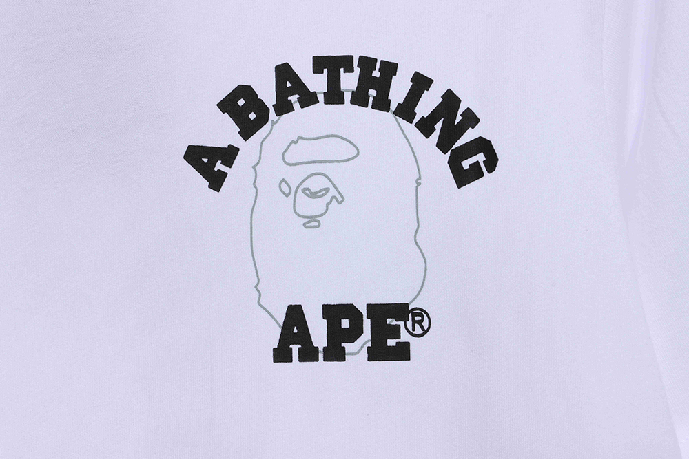 BAPE sketch ape head short sleeves