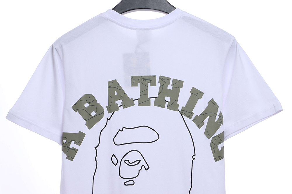 BAPE sketch ape head short sleeves