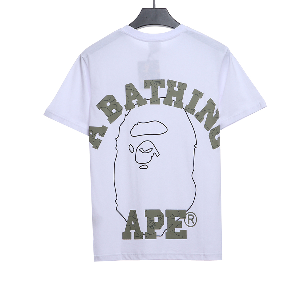 BAPE sketch ape head short sleeves