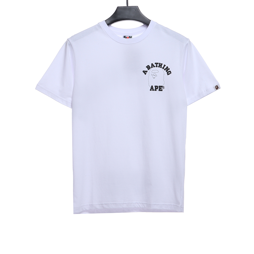 BAPE sketch ape head short sleeves