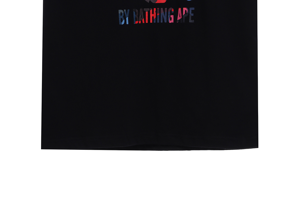 BAPE ape head multi-color camouflage short sleeve TSK1