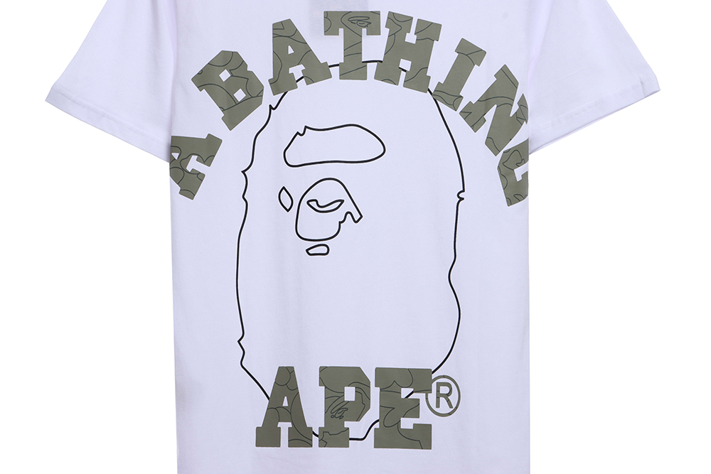 BAPE sketch ape head short sleeves
