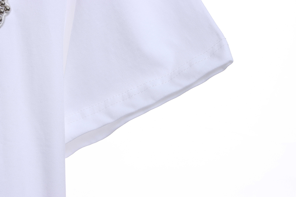 Chroo Heart Patch Horseshoe Cross Foam Bead Short Sleeves