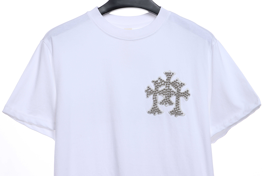Chroo Heart Patch Horseshoe Cross Foam Bead Short Sleeves