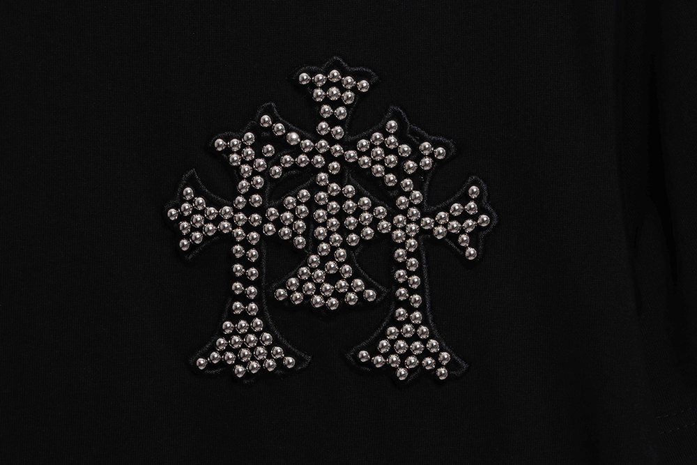 Chroo Heart Leather Horseshoe Cross Foam Bead Short Sleeve TSK1