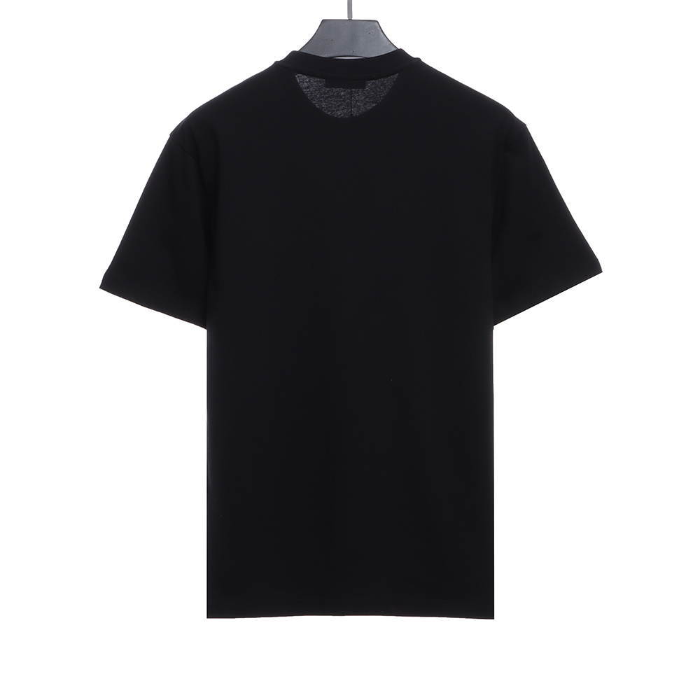 Fendi Patch Embroidered Double F Lock Letter Short Sleeve