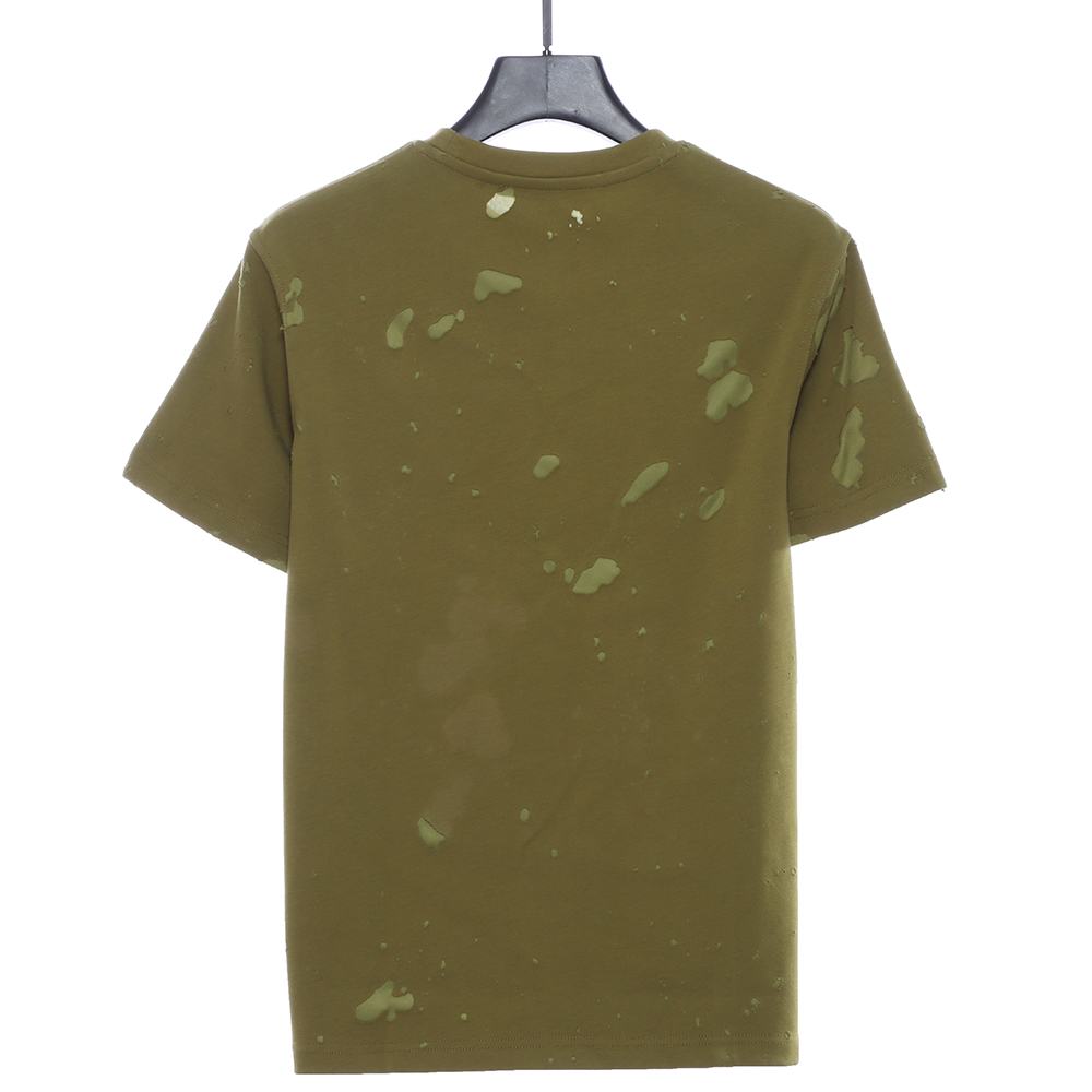 Givenchy letter print hole short sleeve TSK4
