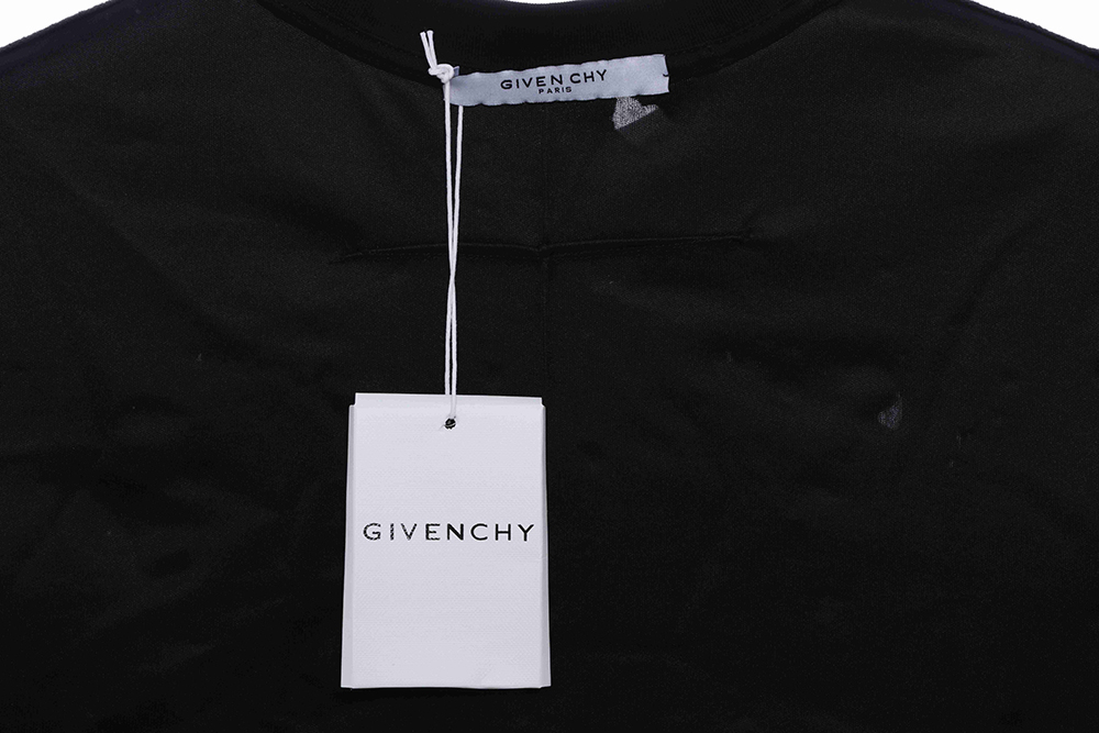 Givenchy letter print hole short sleeve TSK2