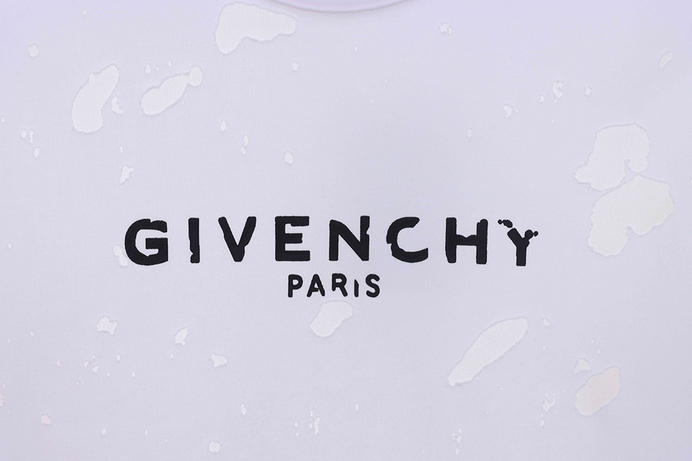 Givenchy letter print hole short sleeve TSK3