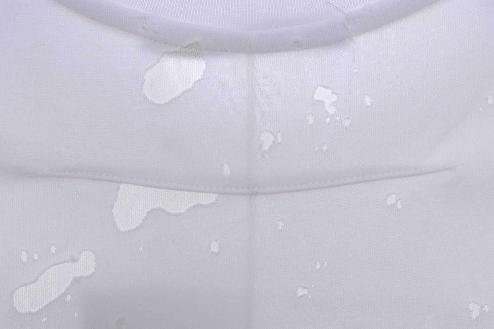 Givenchy letter print hole short sleeve TSK3