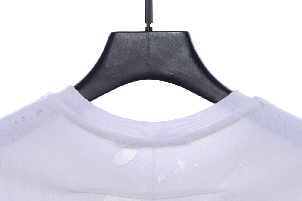 Givenchy letter print hole short sleeve TSK3