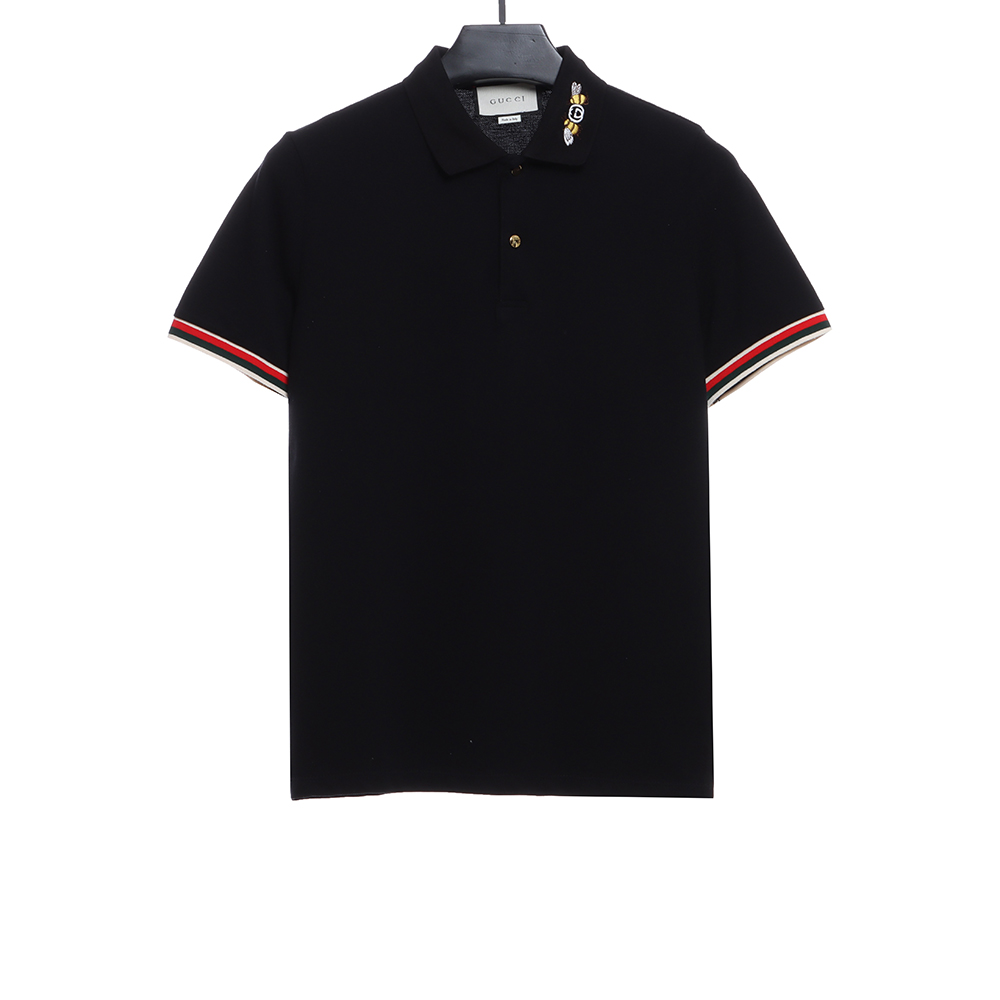 Gucci collar with bee embroidery POLO