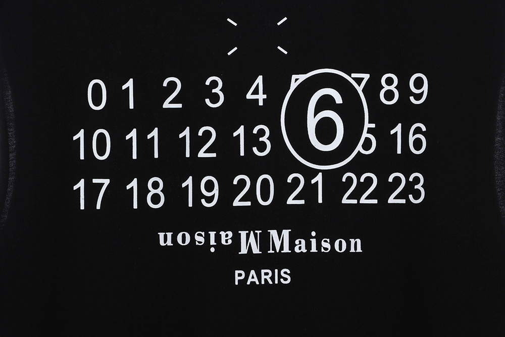 Margiela Calendar Print Tank Top TSK1
