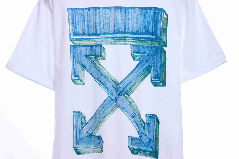 OW crayon three-dimensional arrow short sleeve