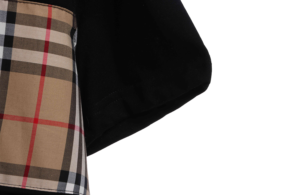 Burberry Classic Plaid Panel Short Sleeve TSK1