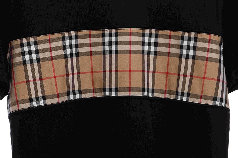 Burberry Classic Plaid Panel Short Sleeve TSK1