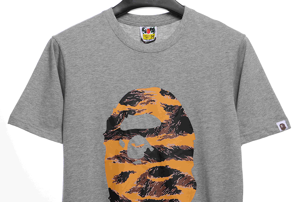 C ape head mountain print short sleeve TSK1